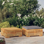 Salotto da Giardino-Set Divani da Giardino 2 pz in Legno Massello di Teak 149323