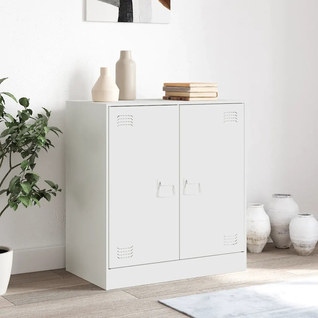 Credenza | Madia | Buffet da pranzo | Armadio da pranzo Rosa 67x39x73 cm in Acciaio