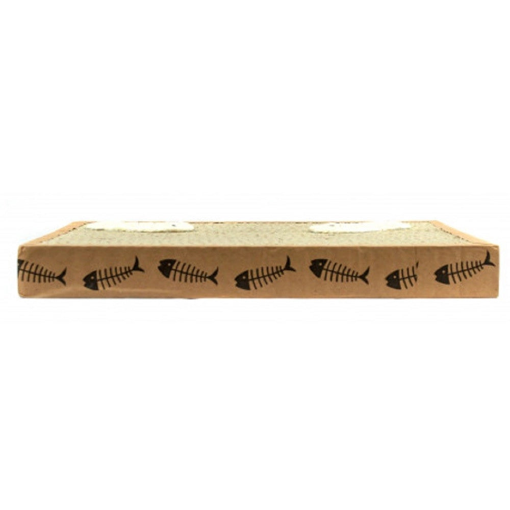 Trade Shop - Tiragraffi Nobleza Per Gatti Cartone Profumato 38.2 X 23 X 4 Cm Fishing Box -
