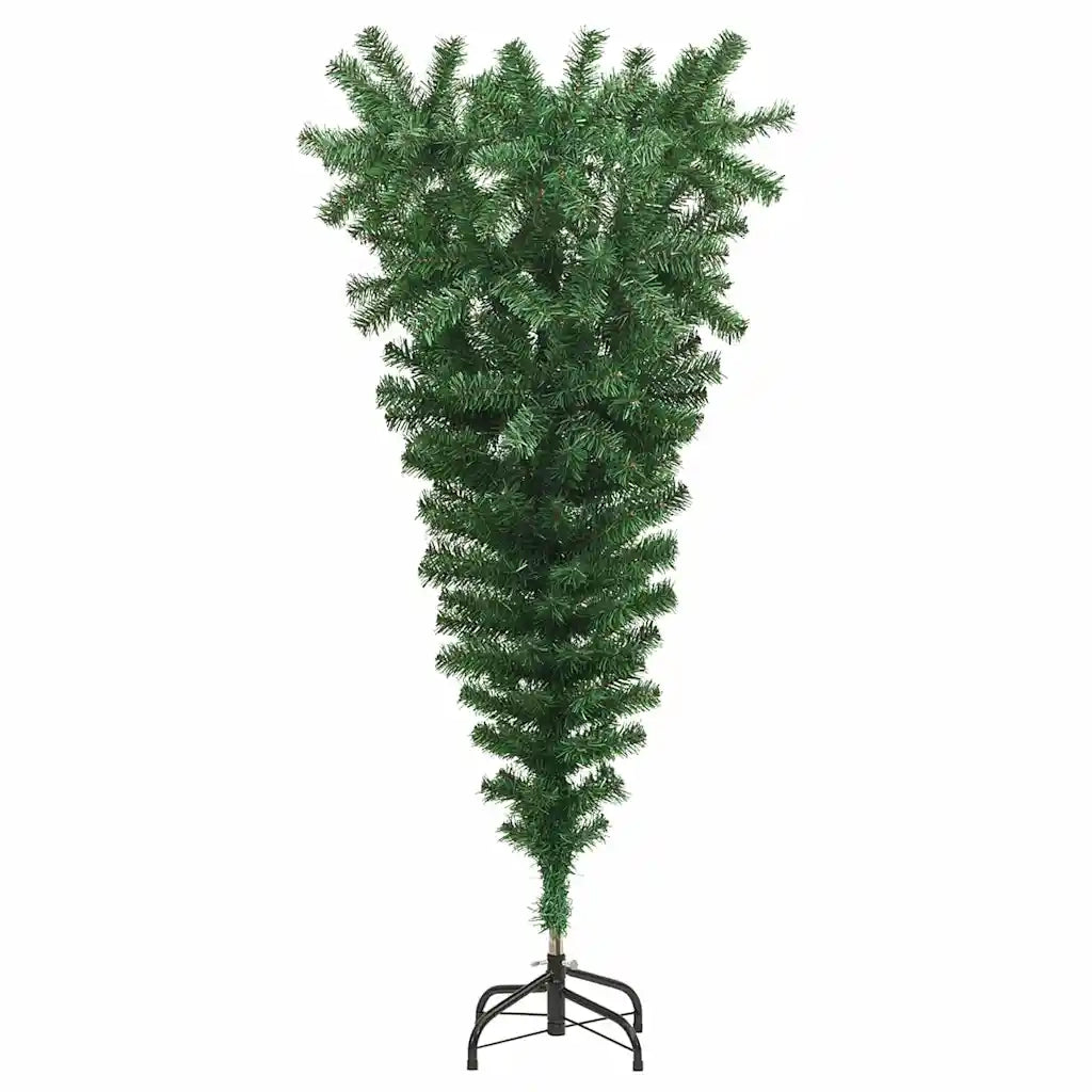 Albero di Natale artificiale preilluminato capovolto con set di palline 3396857