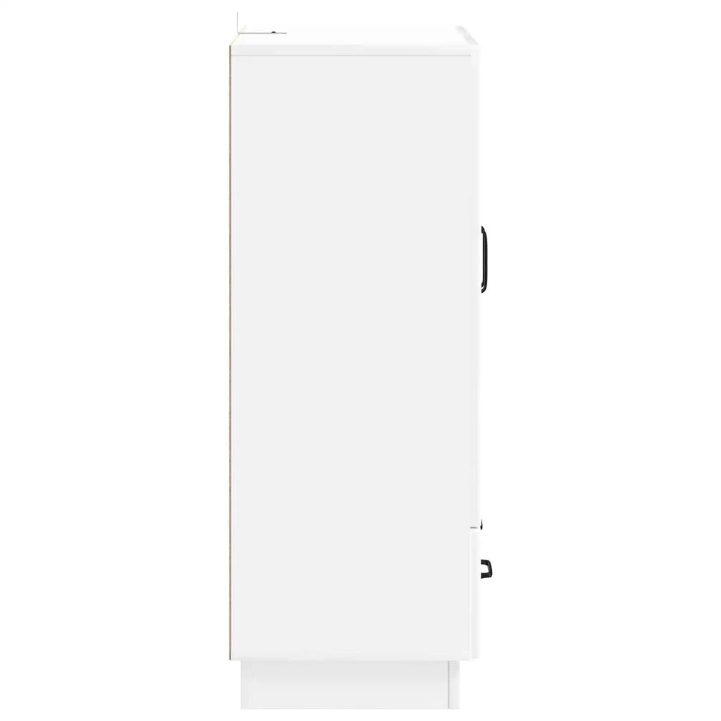 Credenza Bianco Lucido 66 x 34,5 x 92 cm Legno ingegnerizzato 895359