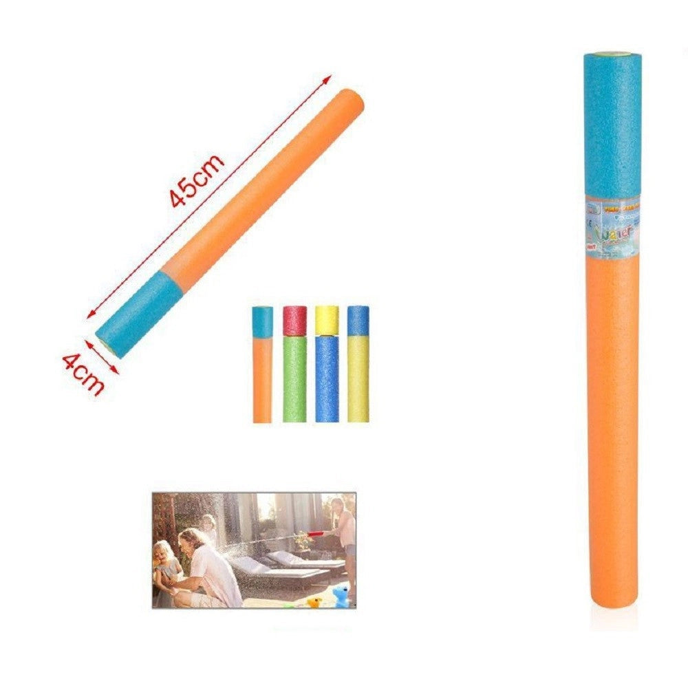 Trade Shop - Tubo Pistola Ad Acqua 45x4cm Sparatutto Gioco Estivo Spiaggia Vari Colori 2904331 -