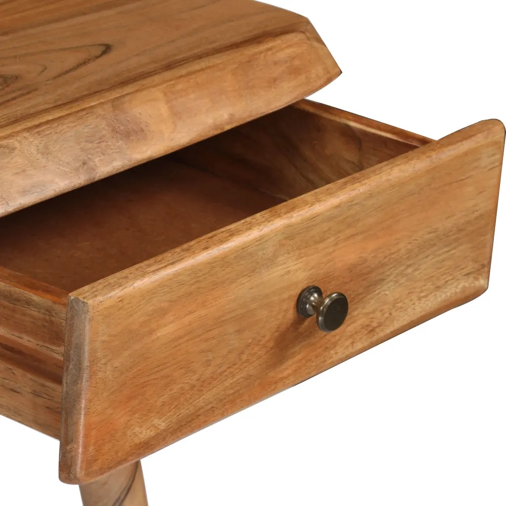 Scrittoio in Legno Massello di Acacia 110x50x76 cm cod mxl 70860