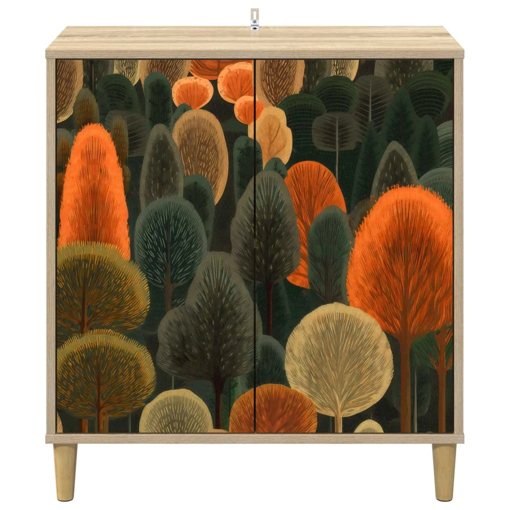 Credenza ZAANDAM Sonoma 69 x 33 x 75 cm Legno ingegnerizzato 8006920