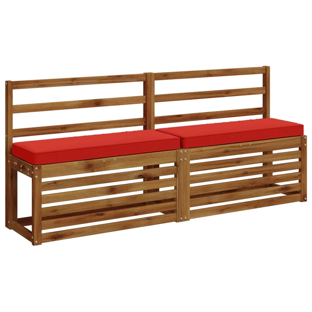 Cuscino per Panchina a 1 Pezzo VUGHT 100% Poliestere Rosso 950464