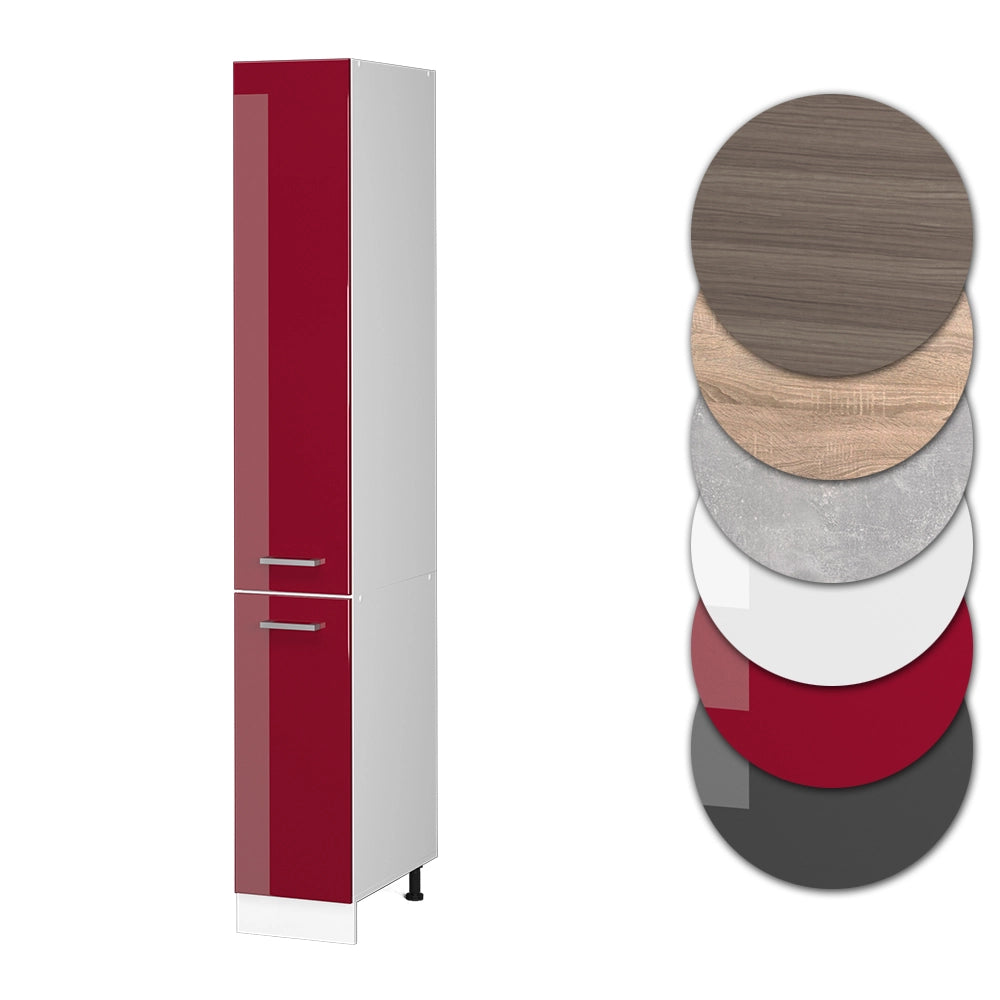 Vicco Armadio da farmacia Rosso lucido 30 cm