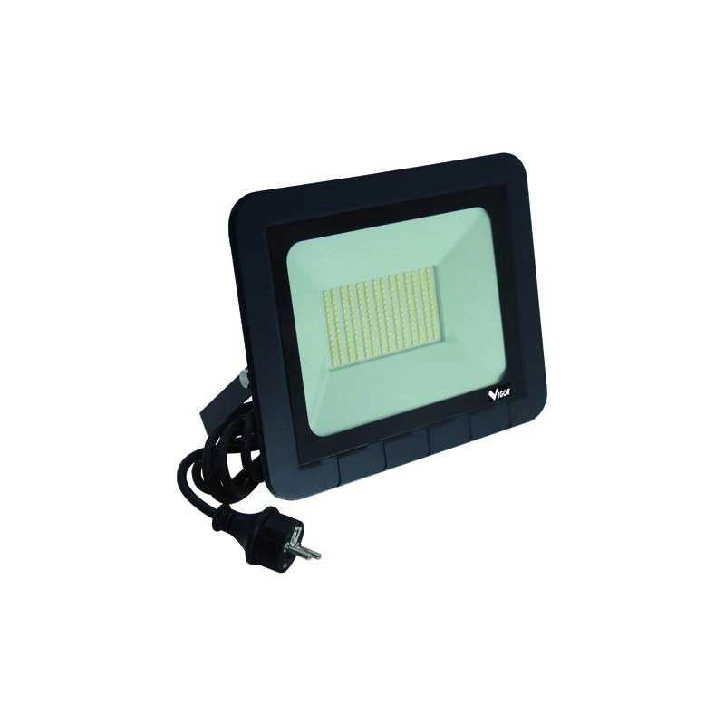 Proiettore Led Vigor Lumy-70 Cavo 3M Spina Schuko 70W-5250Lm
