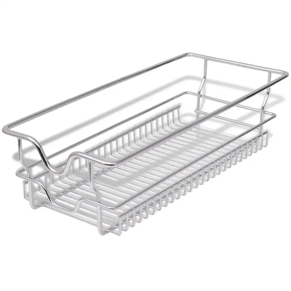 Cestelli a Rete Scorrevoli 2 pz Argento 300 mmcod mxl 73483