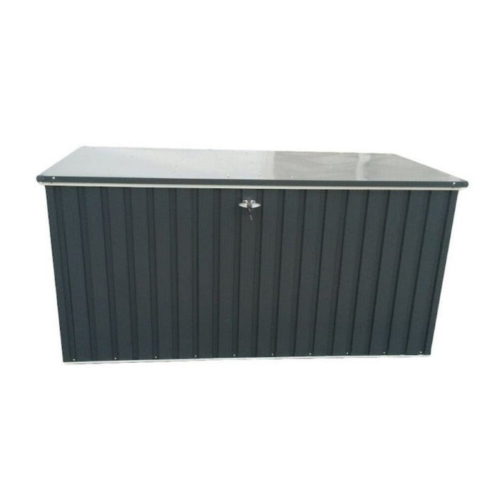 Baule Porta Attrezzi da Esterno 1450 Litri in Acciaio Zincato Antracite