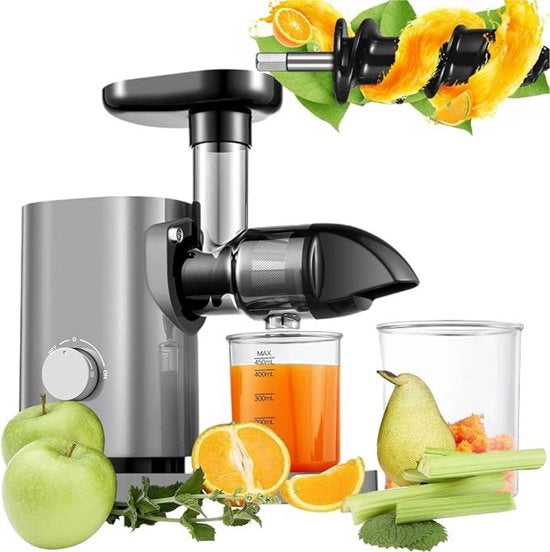 Sapcentrifuga per verdure e frutta - Slowjuicer - Sapcentrifuga per verdure e frutta - Colore grigio