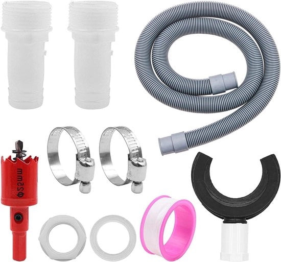 Slang Regenopvangbak Flexibile per Regoletti e Tetti con Connettore per Tubi di Scarico 100-110 mm
