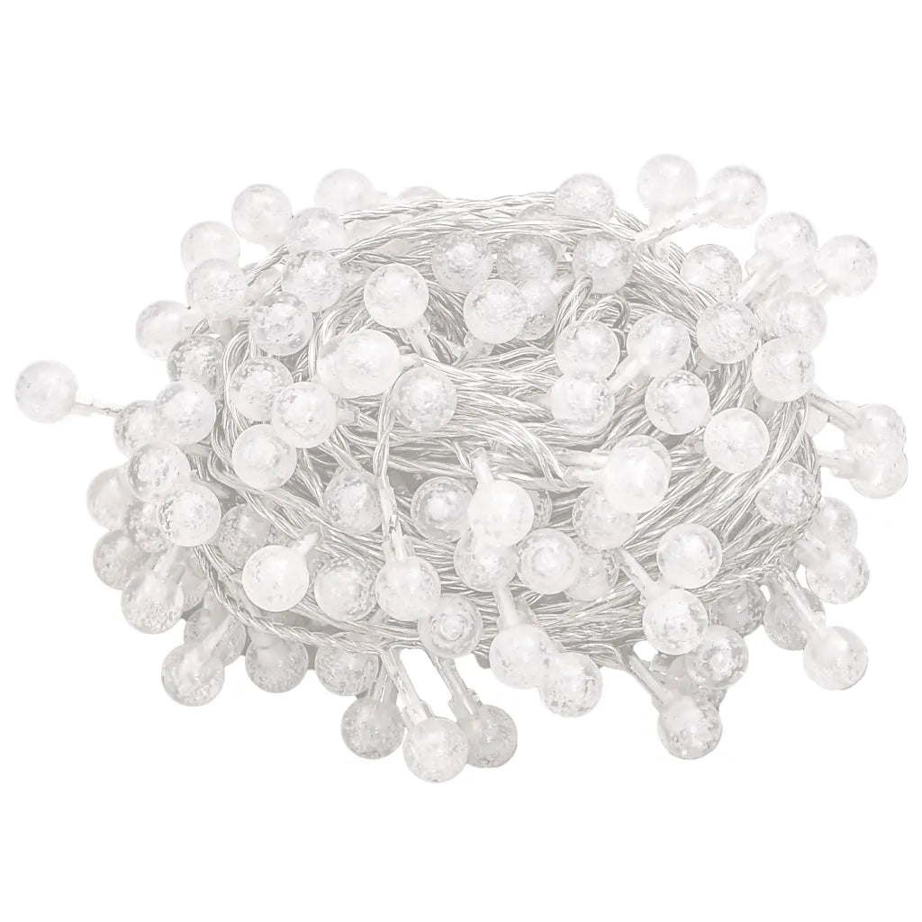 Filo di Luci Sferiche 40 m 400 LED Bianco Freddo 8 Funzioni 328815