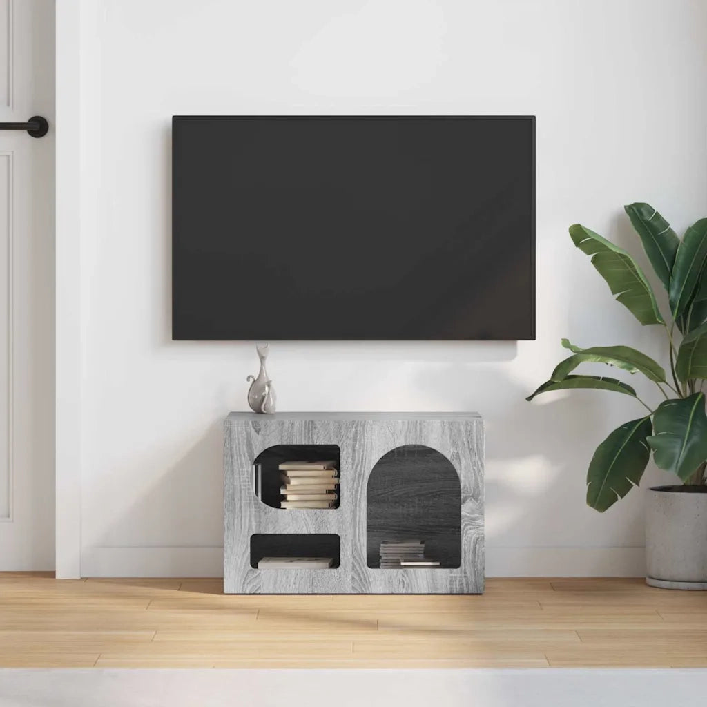 Mobile TV Grigio Sonoma 60 x 35 x 40 cm Legno multistrato 891290