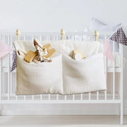 Organizzatore per camera da bambini 2 in 1 per pannolini e giocattoli - Bianco