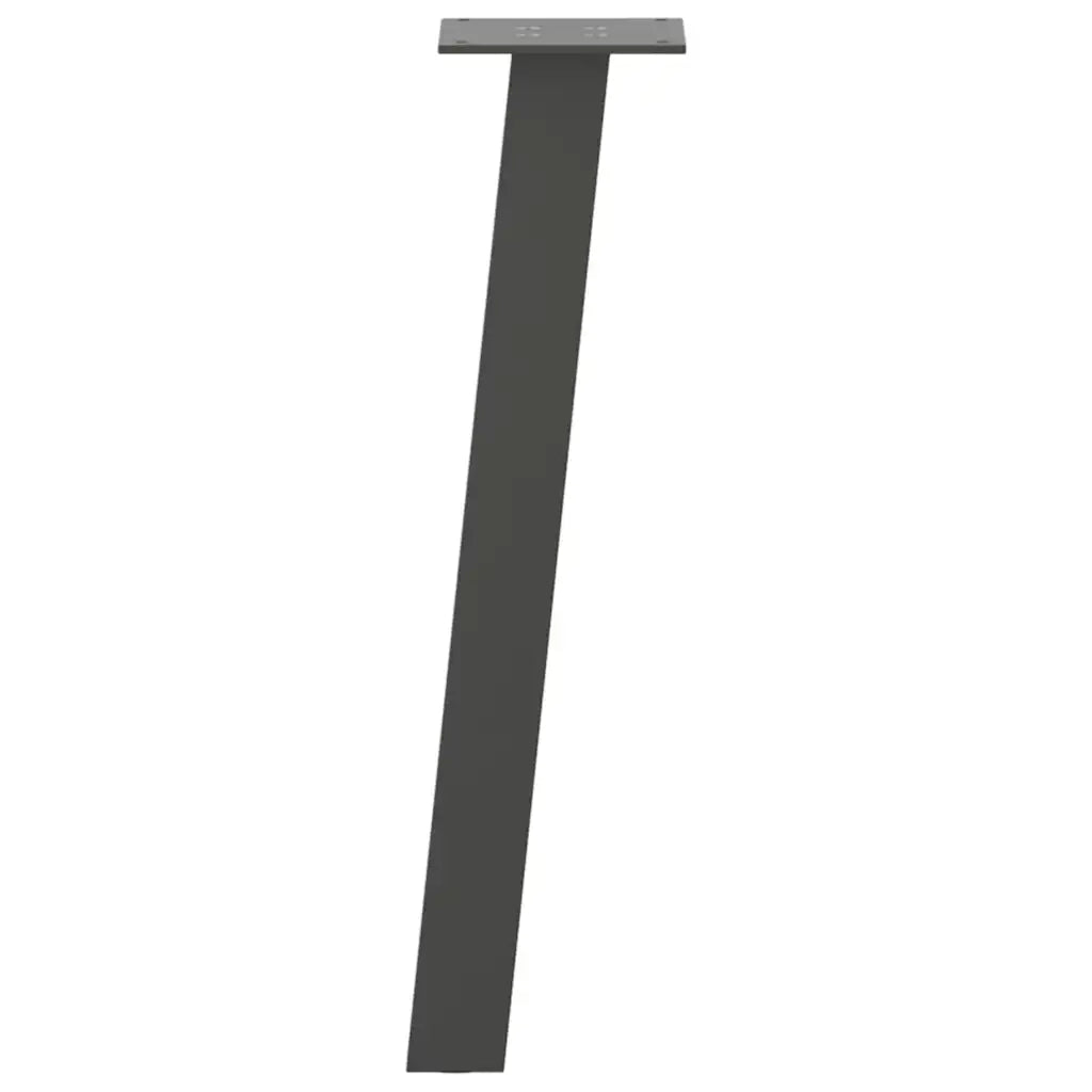 Gambe per tavolino 4 pz Antracite 42 cm Acciaio 4012490