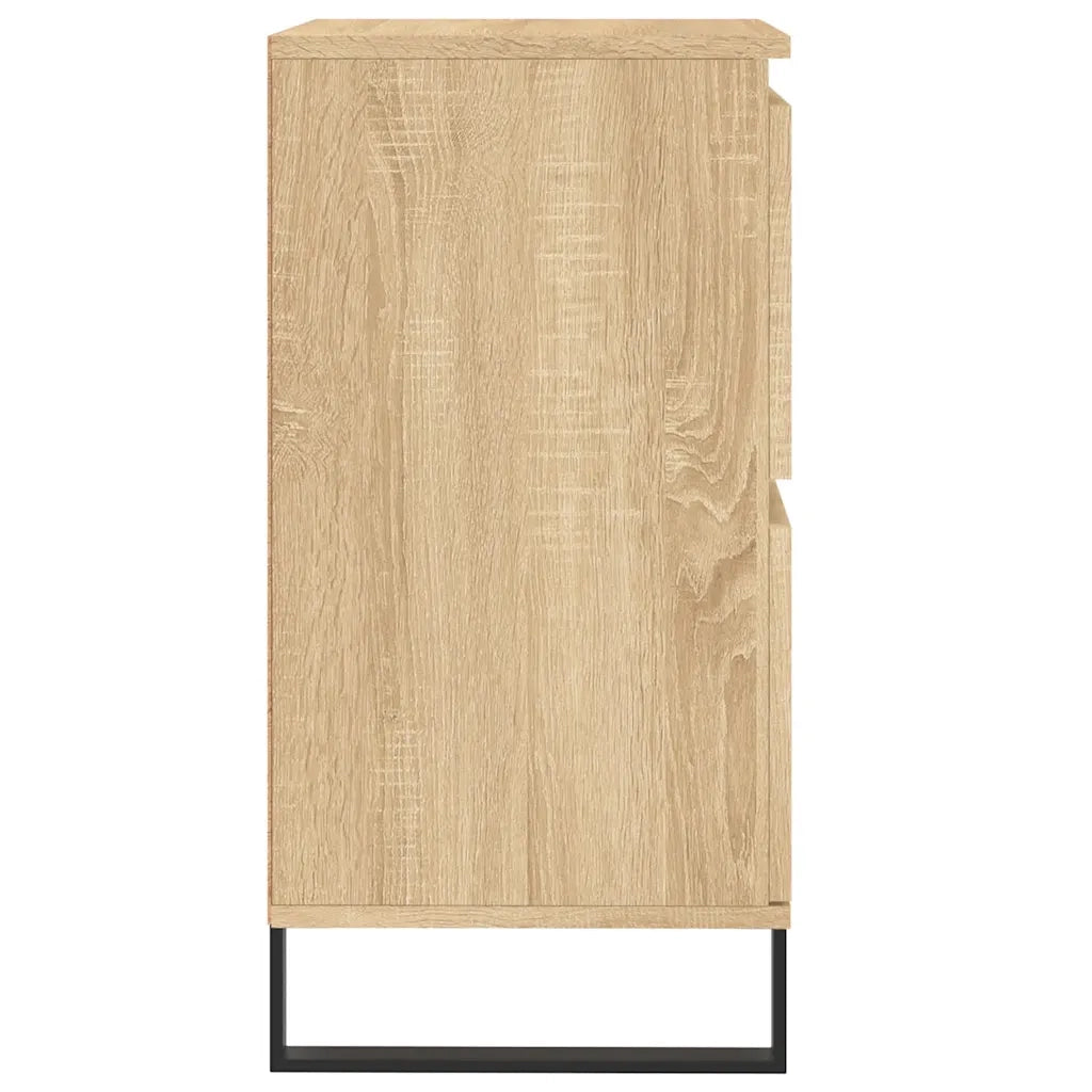 Credenze 2 pz Rovere Sonoma in Legno Multistrato 3190184
