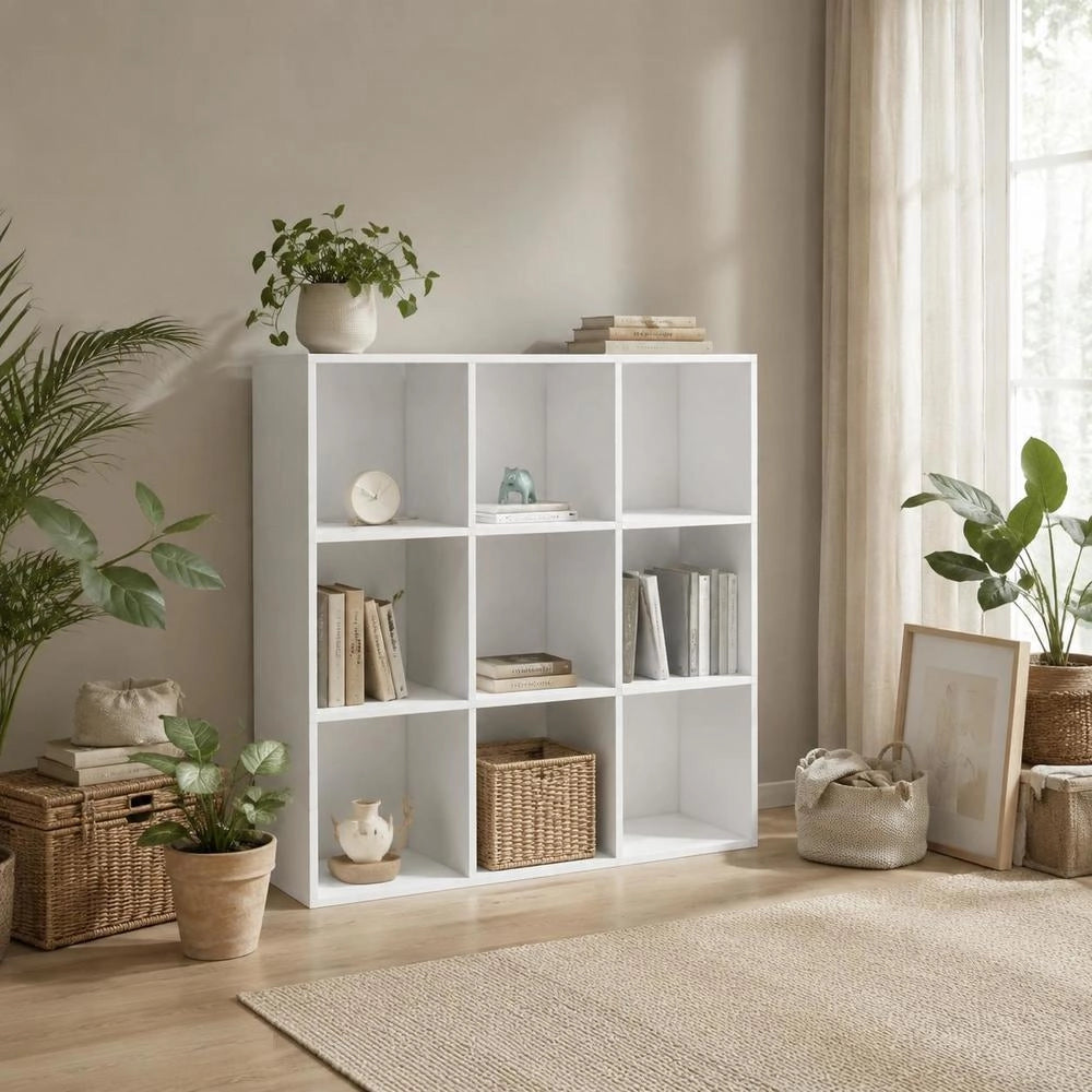 White Bookshelf 98x29x97.5 Cm, Engineered Wood