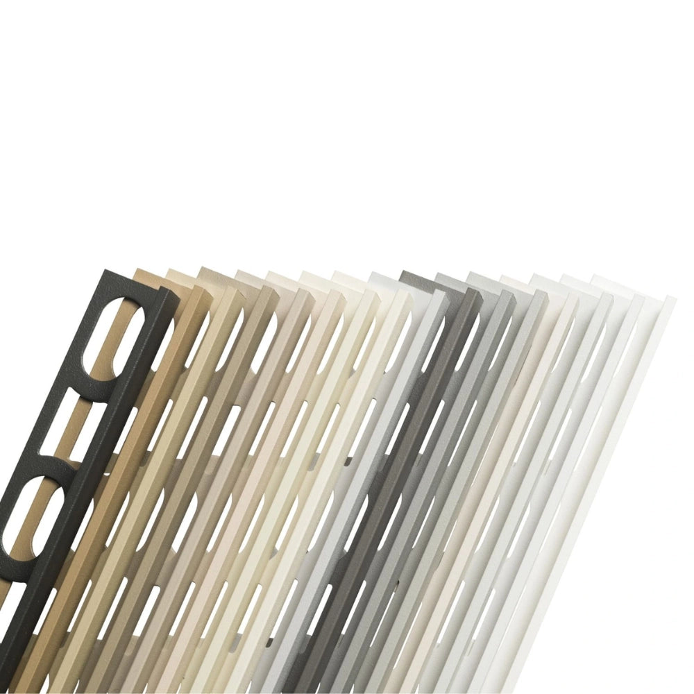 Profili in alluminio verniciato colore seta 134 a l per finitura parete proangle *** pezzi 3 pz, confezione 1