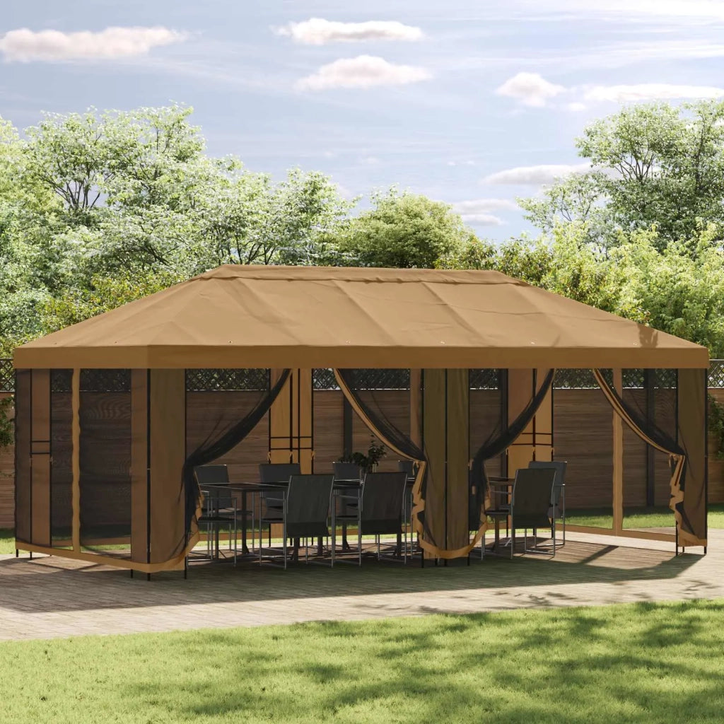 Struttura Gazebo 6 x 3 m Nero Acciaio CFW9870396