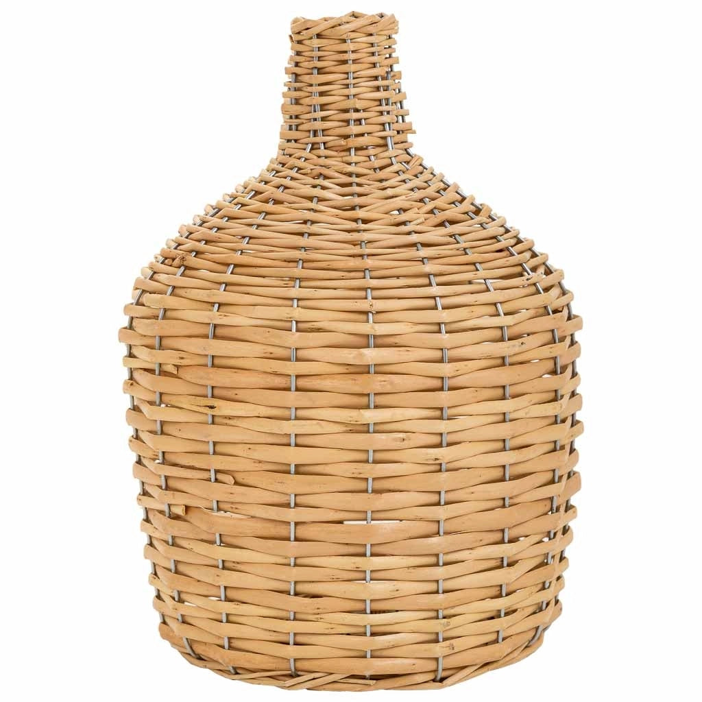 Vaso in vimini marrone d21x29h
