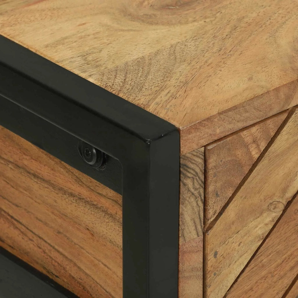 Tavolo consolle con cassetto Marrone 90 x 35 x 75 cm 374106