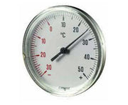 TERMOMETRO CORPO INOX ATTACCO POSTERIORE 0-60 GRADI   CEWAL SPA