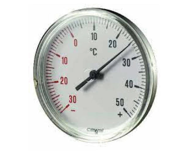 TERMOMETRO CORPO INOX ATTACCO POSTERIORE 0-60 GRADI   CEWAL SPA