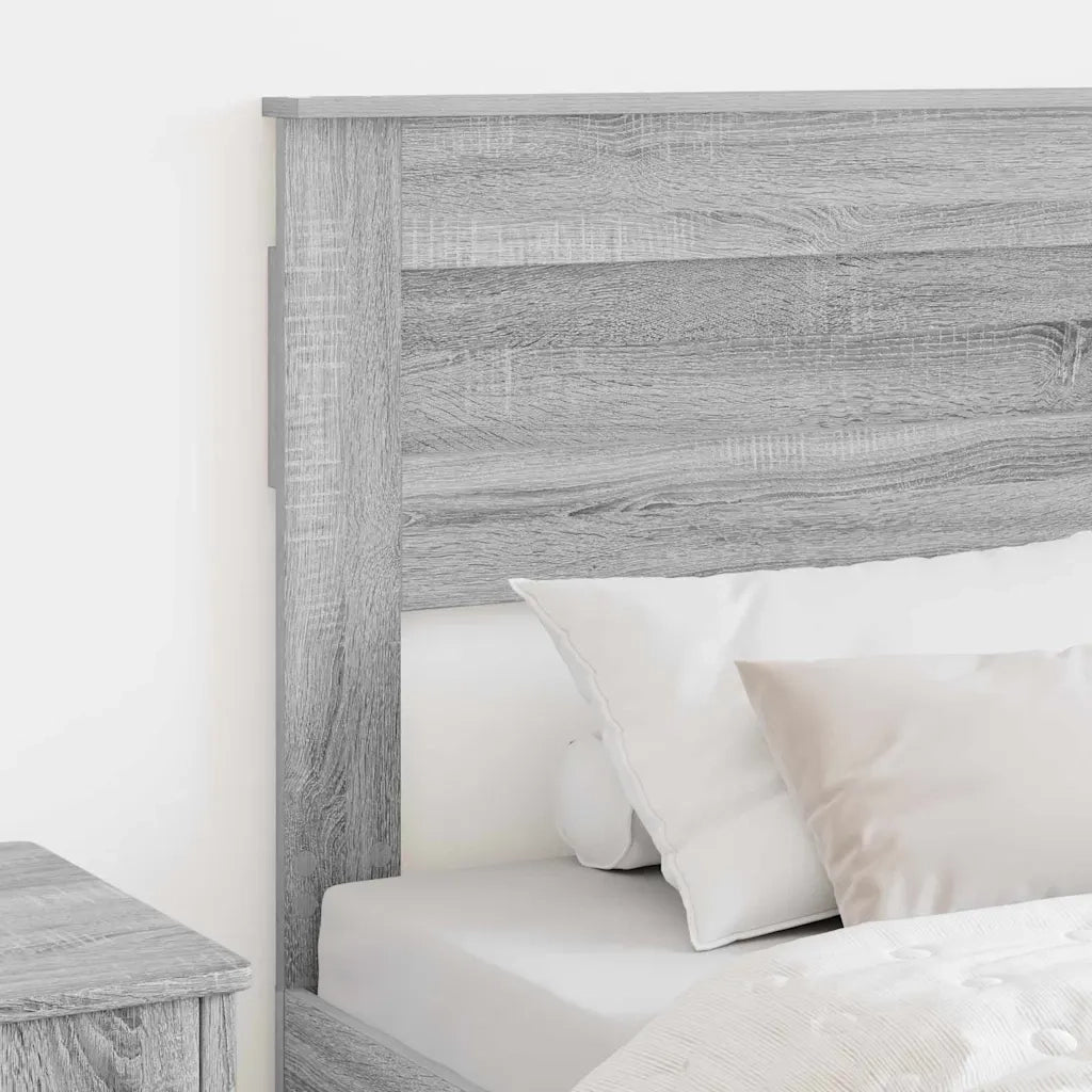 Testiera-Testata-Testiera Decorativa Grigio Sonoma 80 cm Legno multistrato 263239