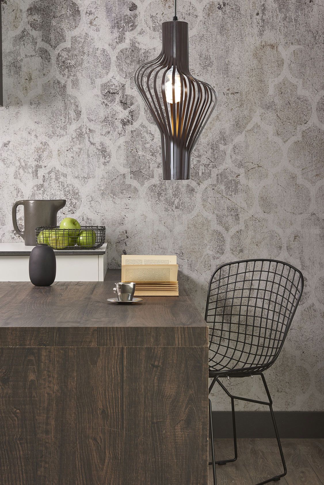 Lampada Da Soffitto Geometrico Nero APP484-1CP