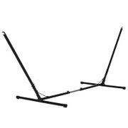 Supporto Struttura Portante per Amaca Regolabile Capacità Max. 120Kg 313-388x109x116cm Nero