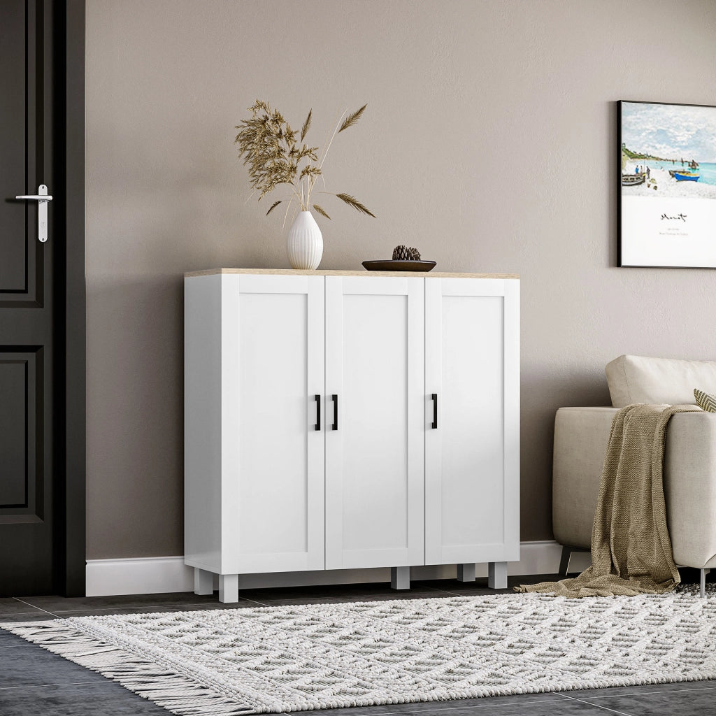 Credenza ¨C zephmum ¨C Bianco 90x30x90 cm