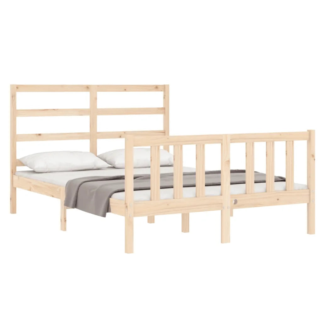 Giroletto senza Materasso-Struttura Letto 120x200 cm in Legno Massello di Pino 511801