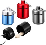 4 Pacchi di Piccoli Contenitori per Pastiglie da Viaggio Organizzatore di Pastiglie Portatile Casella per Pastiglie per Viaggi Outdoor Campeggio

- Modello: 
- Materiale: 
- Dimensioni: 
- Capacità: 
- Resistente all'acqua: Sì