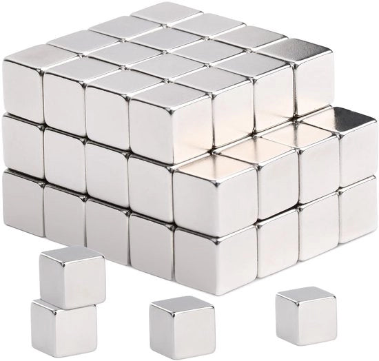 60 pezzi di magneti forti, magneti neodymium 8x8x8mm, magneti per lavagne e bacheche, magneti piccoli, magneti mini, magneti per frigorifero, magneti per lavagna bianca per uso domestico e ufficio