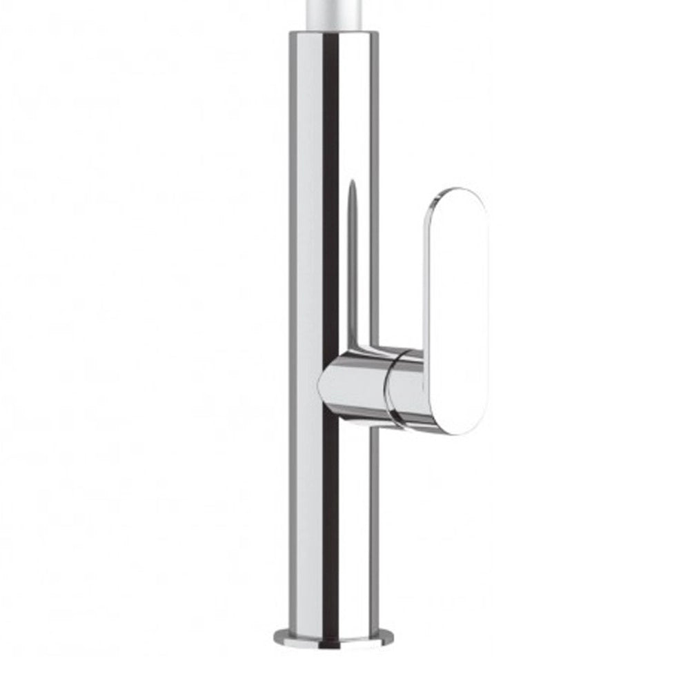 Rubinetto lavello canna bianca con dispositivo led - serie kitchen white spout colour