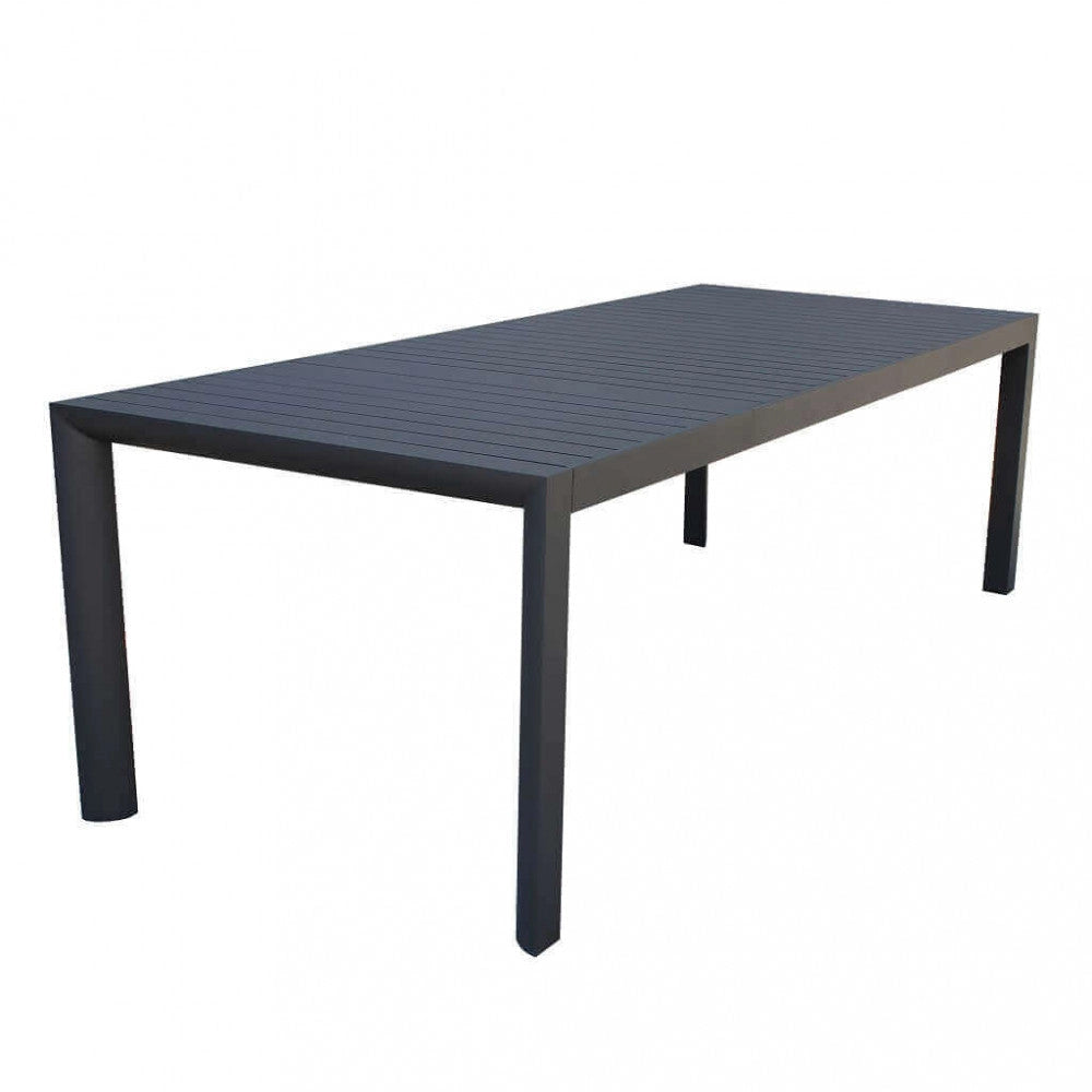 Tavolo Allungabile Houston 160/240x100x74 h cm in Alluminio Antracite