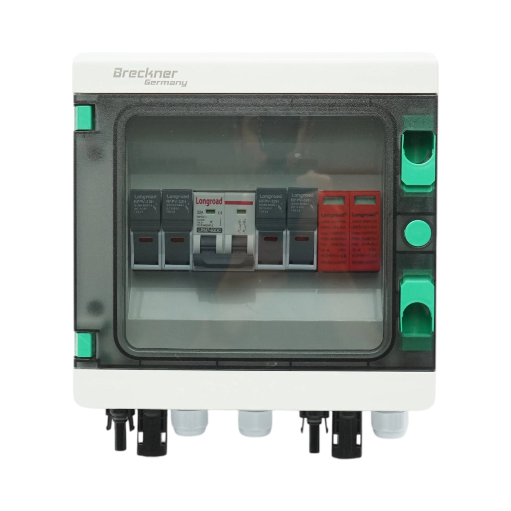 Pannello fusibile CC da 6 KW dotato di sistema ON/OFF GRID a 2 stringhe Breckner Germany