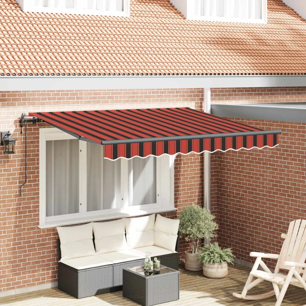 Tenda Retrattile Arancione 300 x 200 cm Tessuto 3329522