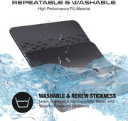 Mat di protezione contro lo slittamento - per telefono, chiavi, monete - set da 2 - 160 x 73 mm - silicone