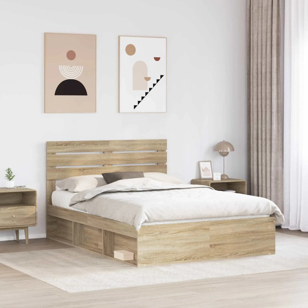 Struttura del letto Sonoma 160 x 200 cm Pino massello 3411393