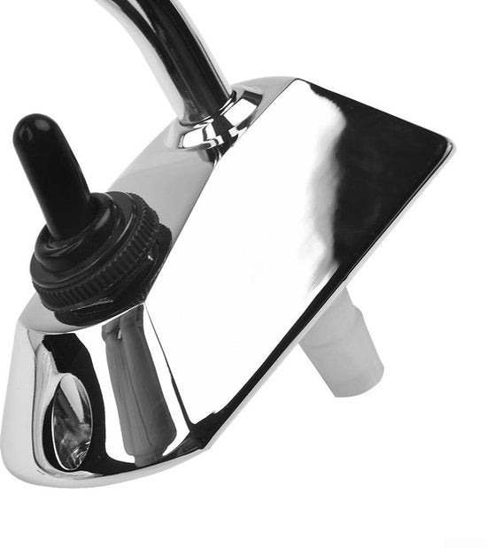 Acquasistema da 12V - Scarico in Acciaio Inox - Fissaggio Base - Rotazione 360 Gradi - Adatto per Caravan/Barche - Materiale di Alta Qualità - Rubinetto da Cucina