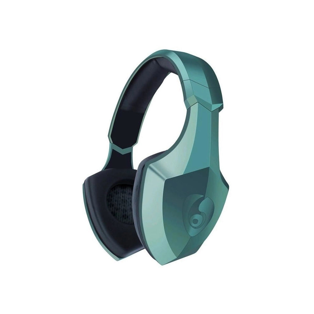 Trade Shop - Cuffia Stereo Headset S33 Wireless Bluetooth Senza Filo Con Led Luce Verde -