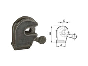 Chiusure a blocco Cermag Ø 20-40mm, L 62-98mm, H 115-140mm peso 0.4-2.56kg - 20 mm