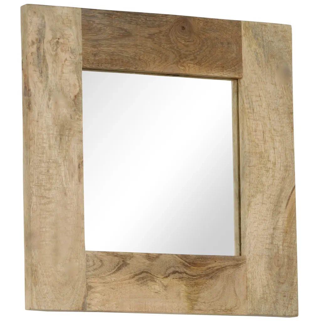 Specchio in Legno Massello di Mango 50x50 cm 246301