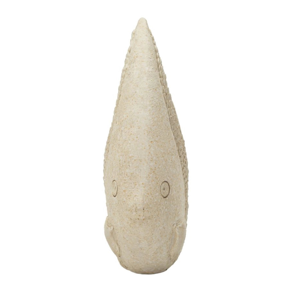 Scultura Pesce, Beige, Poliresina, 25,3x8,6x24,5 cm