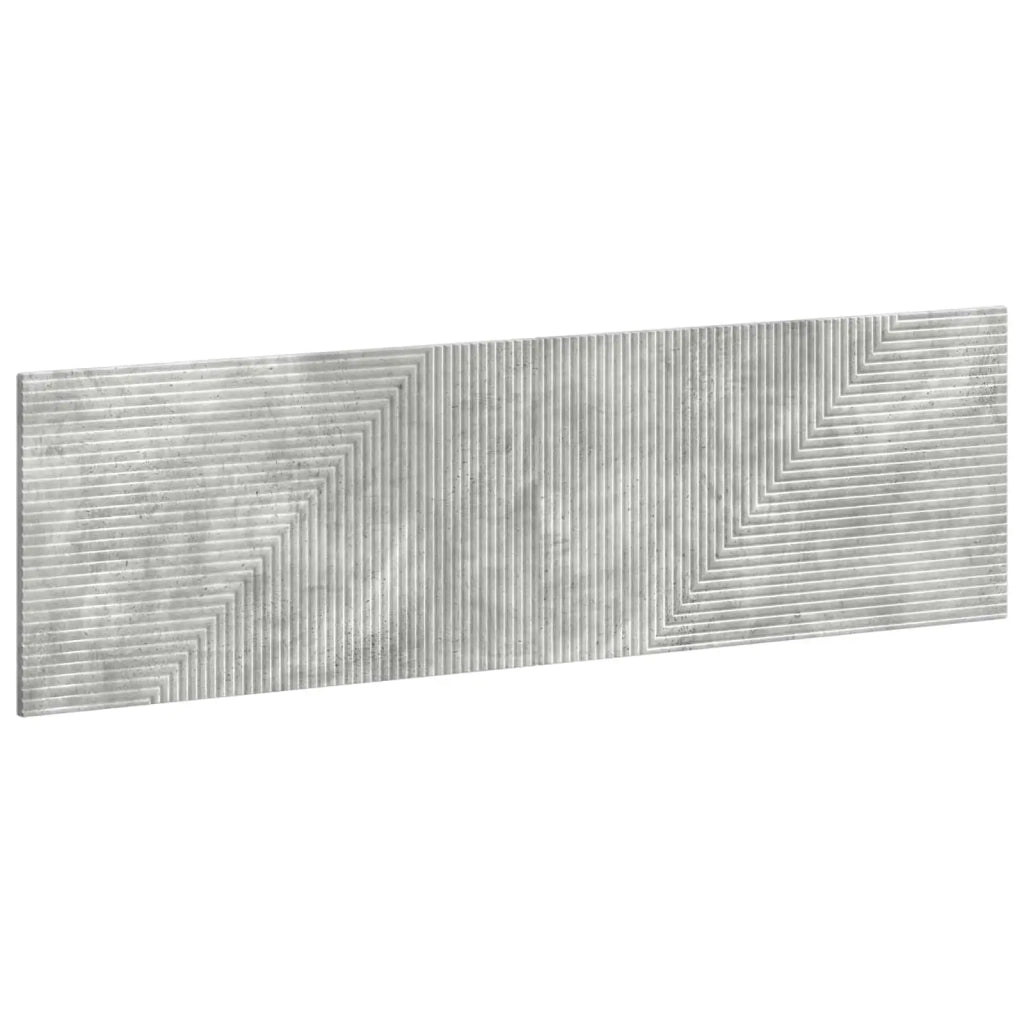 Testiera da Muro HAARLEM Grigio Cemento Legno ingegnerizzato 896938