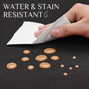 Tavolo Rotondo Coperto in Grigio 140 cm di Diametro Resistente alle Macchie Disegno Jacquard in Poliestere Lavabile per Piccoli Tavoli da Pranzo