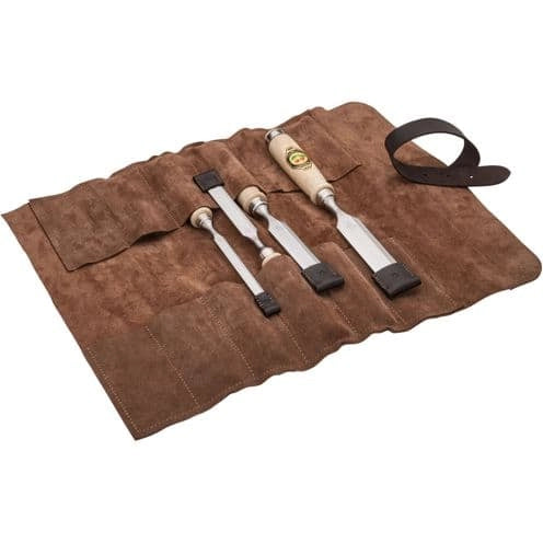 Kirschen set scalpelli 4 pz. custodia di pelle 10-16-20-26
