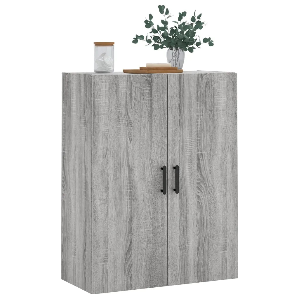 Mobile a Parete Grigio Sonoma 69,5x34x90 cm 828434