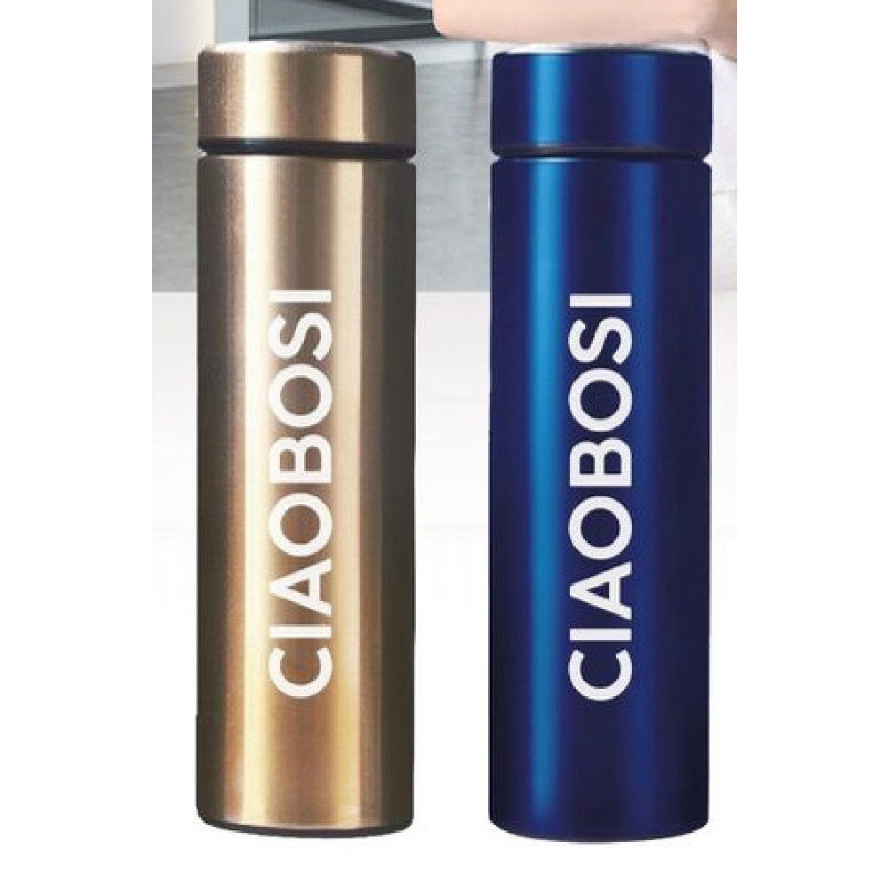 Trade Shop - Borraccia Termica In Acciaio 450 Ml Thermos Caldo Freddo Porta Bevande Tx-8262 -